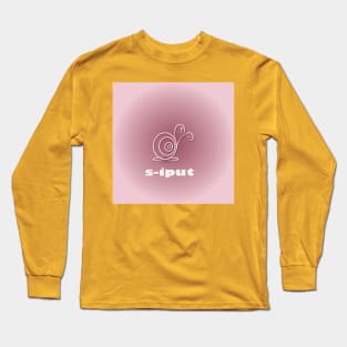 slug ping design Long Sleeve T-Shirt